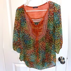 Beautiful Cha Cha Vente Blouse - Size M